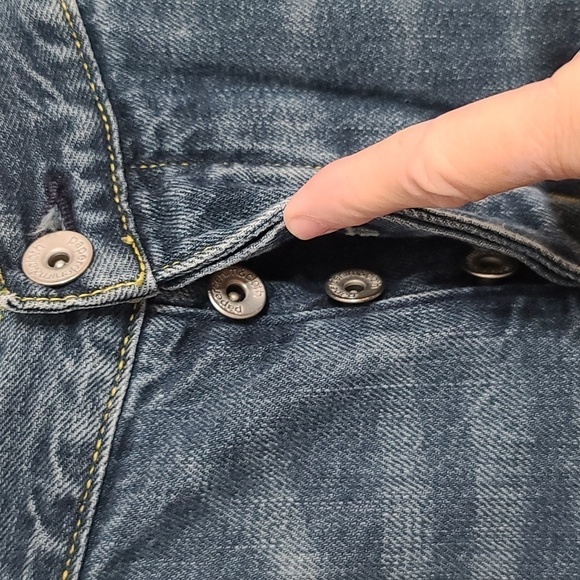 Paper & Denim Mens Jeans Button Fly Size 38 GUC - Picture 2 of 10